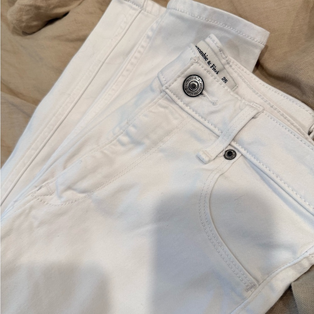 White Abercrombie & Fitch Denim Skinny Jeans